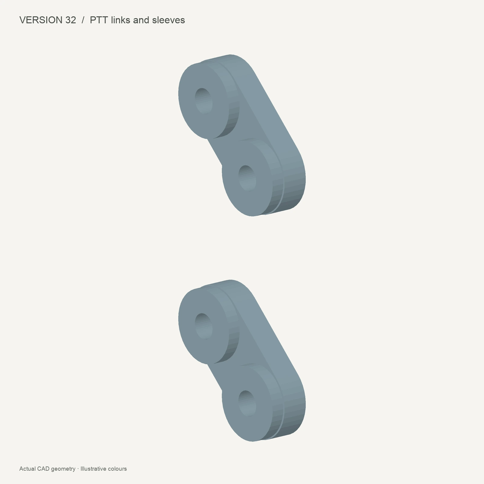 Version 32 CAD — PTT links and sleeves