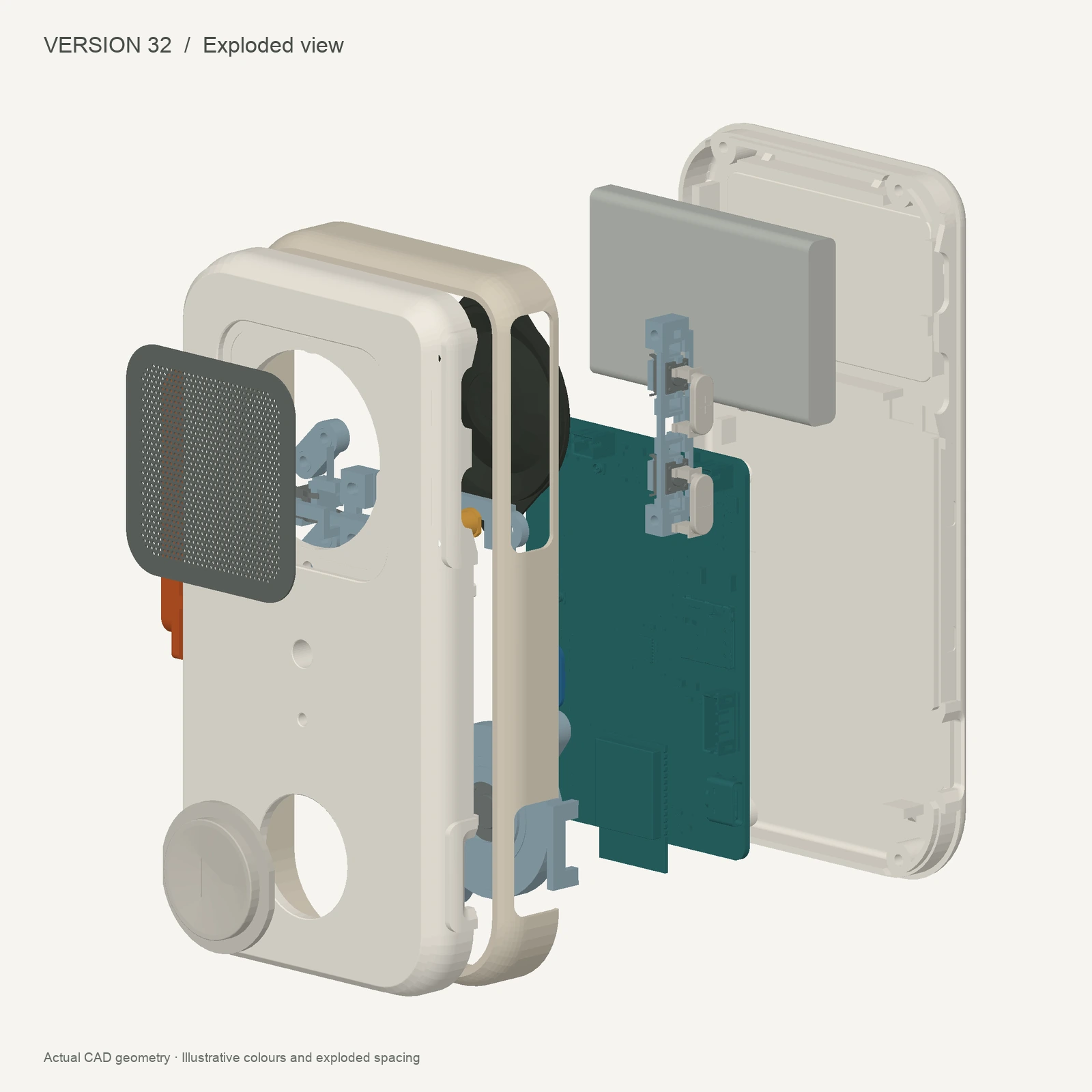 Version 32 CAD — Exploded view